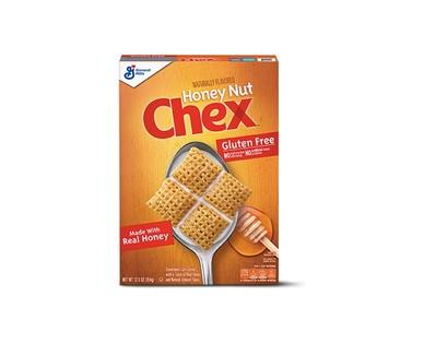 General Mills Honey Nut, Wheat or Peanut Butter Chex Cereal