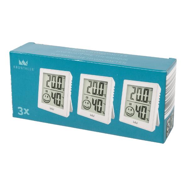 KRONTALER(R) 				Thermische hygrometer, 3 st.