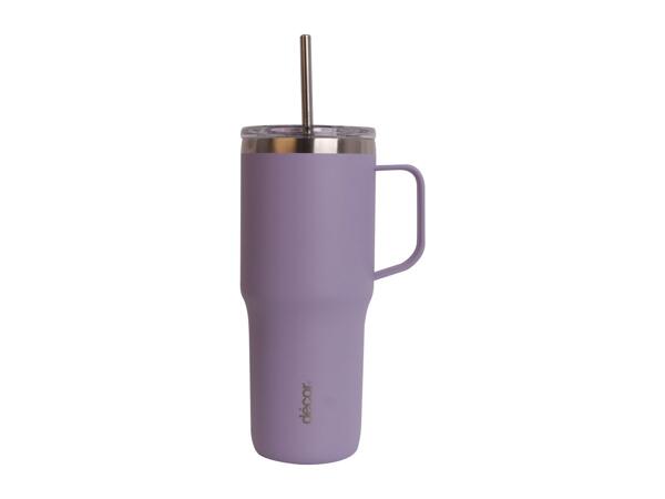 Décor 880ml XL Travel Tumbler - Lilac