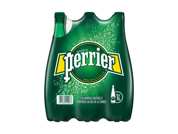 Eau minérale gazéifiée Perrier