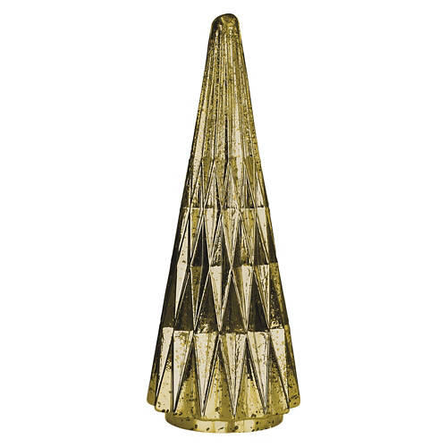 Diamond LED Glass Tree, Gold