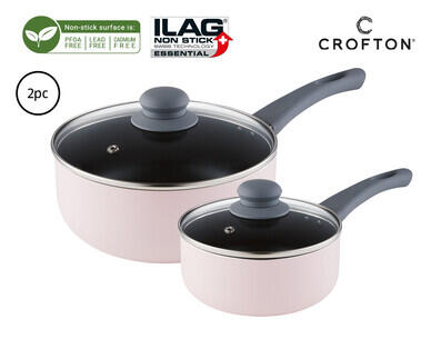 Coloured Saucepan Set 2pc
