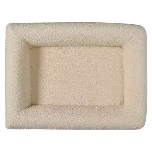 Orthopedic Boucle Pet Bed, Beige