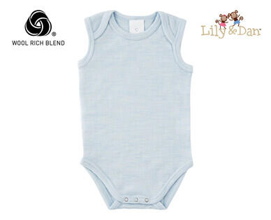 Merino Wool Blend Infant Singlet or Singletsuit