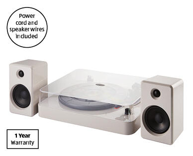 Turntable with Speakers