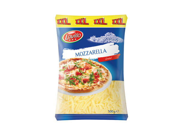 Riven mozzarella