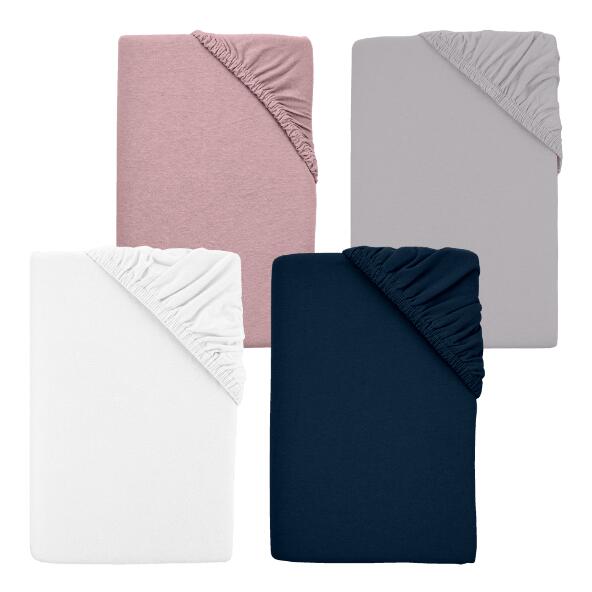 NOVITESSE(R) 				Drap-housse en jersey ultradoux, 2 pers.