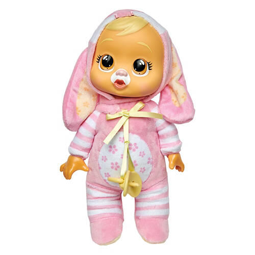 9.8" Tall Easter Cry Baby Doll - Pink Bunny Lola