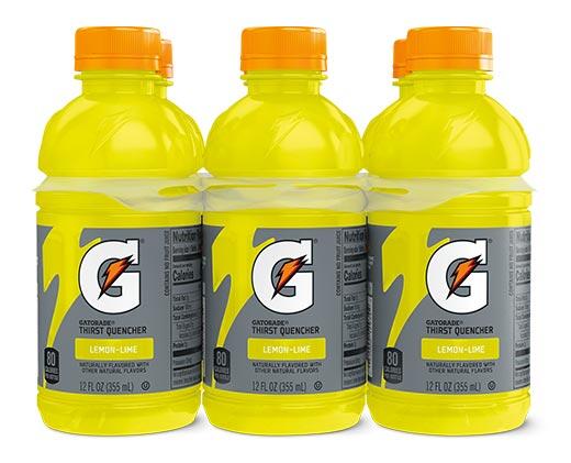 Gatorade 
 12 oz 6pk Assorted Varieties