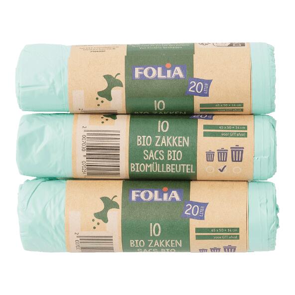 FOLIA(R) 				Composteerbare bio-afvalzakken, 30 st.