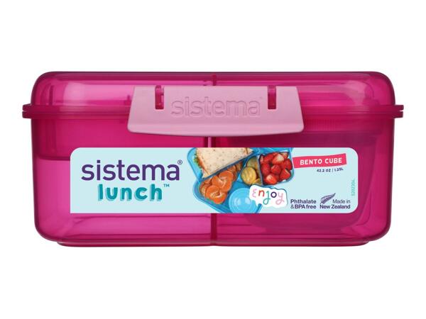 Sistema Pink 1.25L Bento Cube