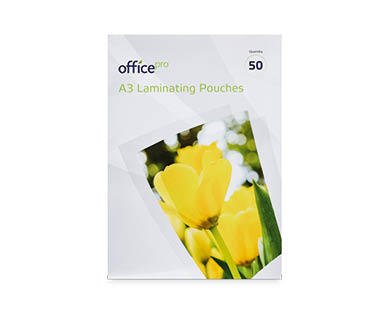 Laminating Pouches A3 50pk or A4 100pk
