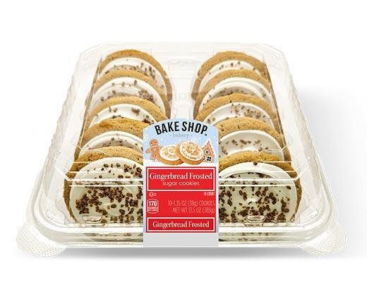 Bake Shop Gingerbread Frosted Sugar Cookie