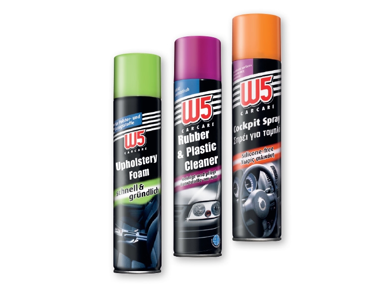 W5(R) Upholstery Foam/Rubber & Plastic Parts Cleaner/ Cockpit Spray