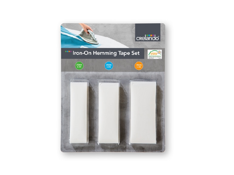 Crelando(R) Iron-On Hemming Tape Set
