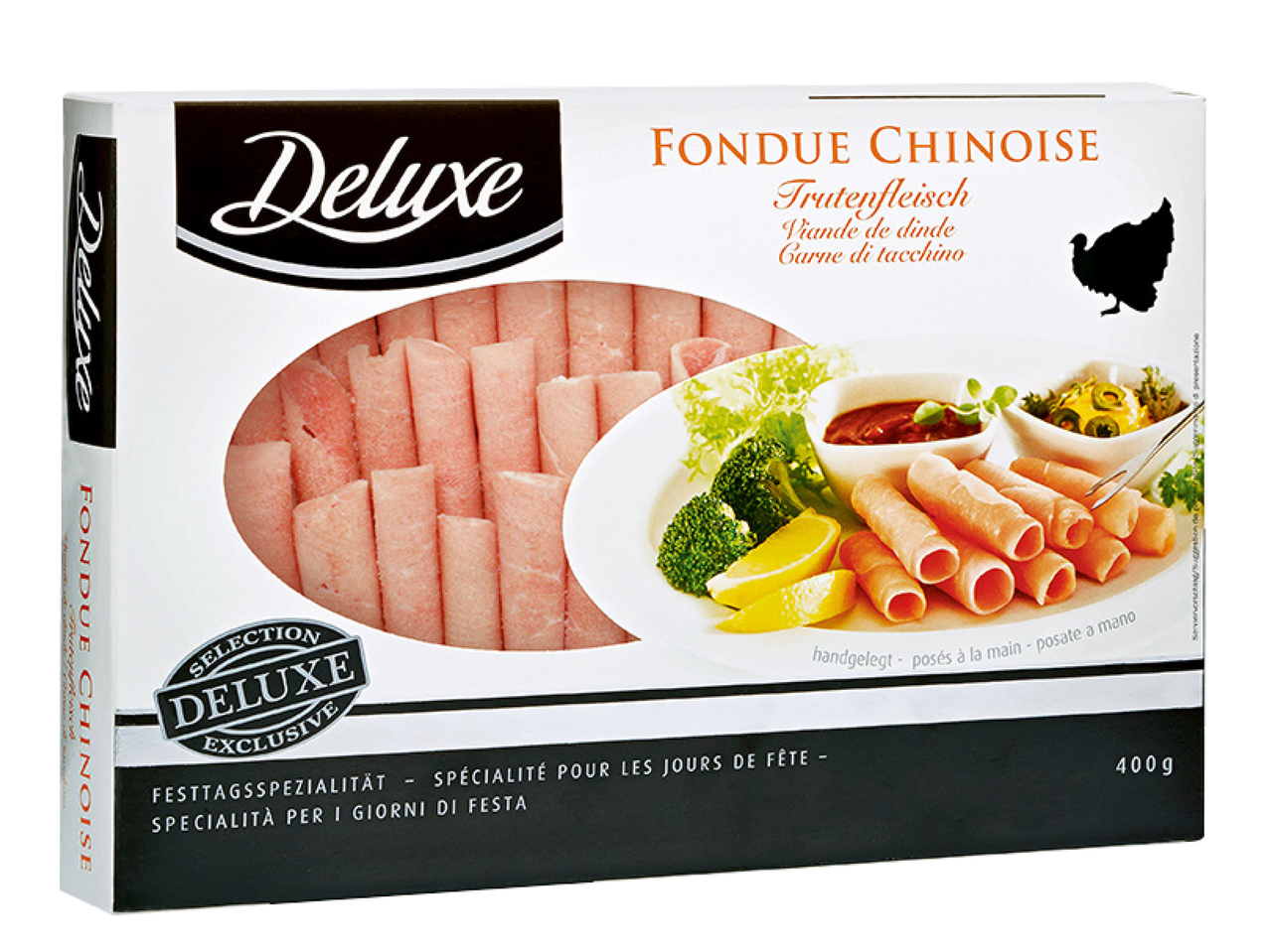 Viande de dinde pour fondue chinoise