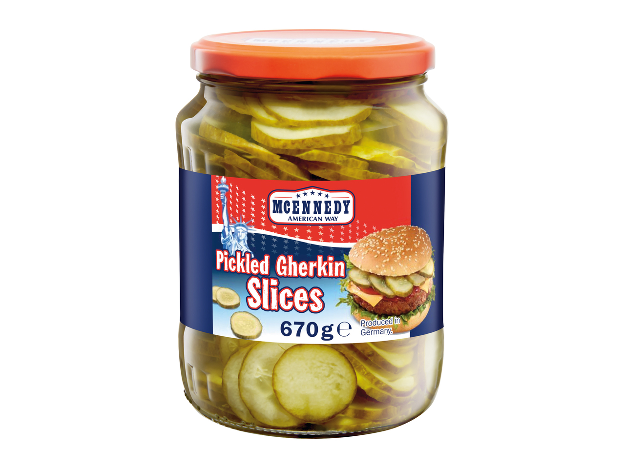 Cornichons pour burgers