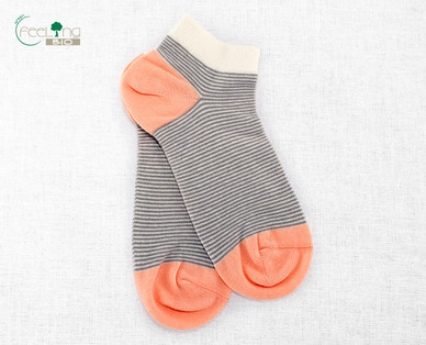 GREEN FEELING BIO Damen-Sneakers-Socken, Baumwolle (Bio), Doppelpkg.