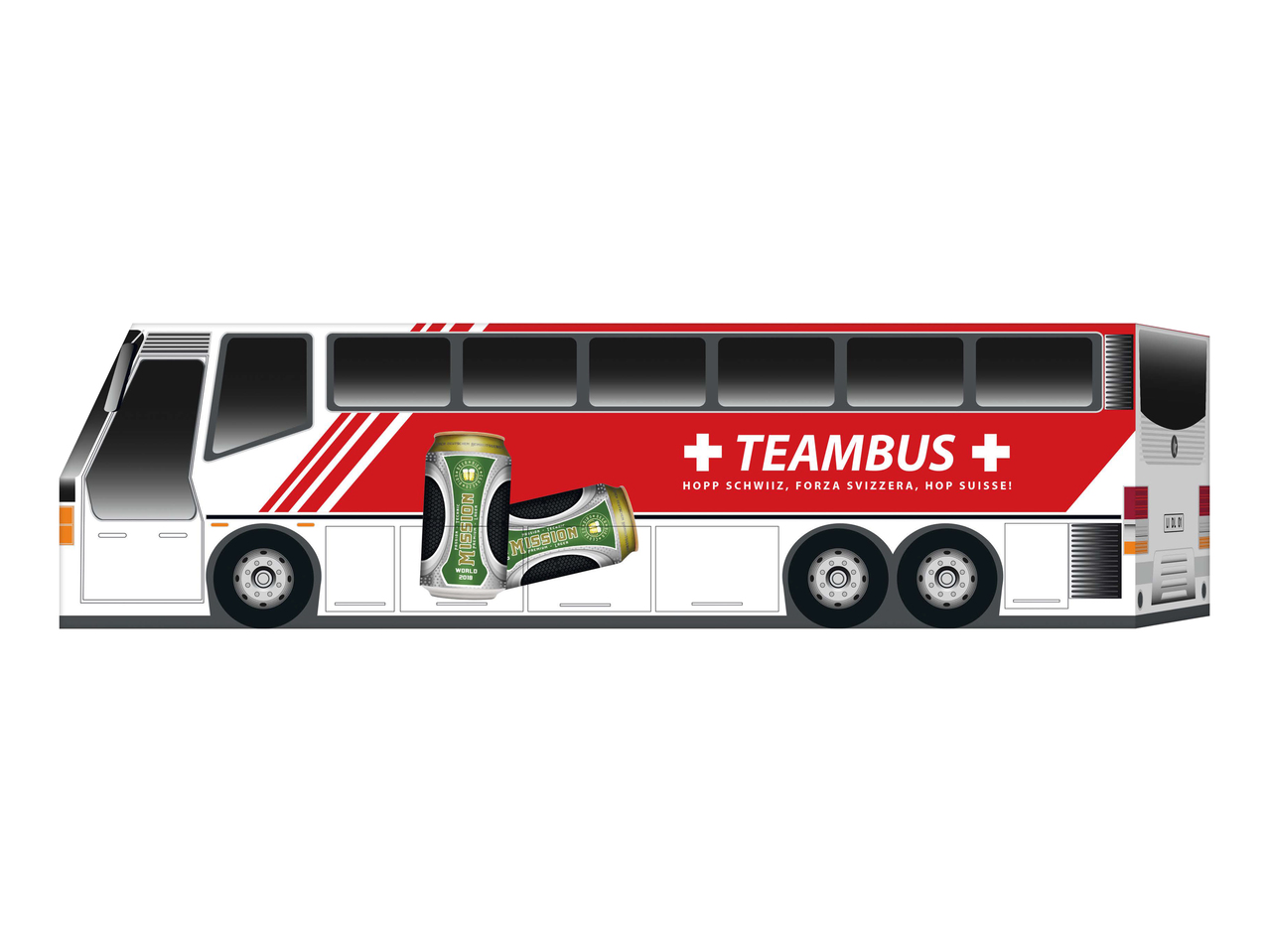Bière bus de l'équipe Mission World 2018