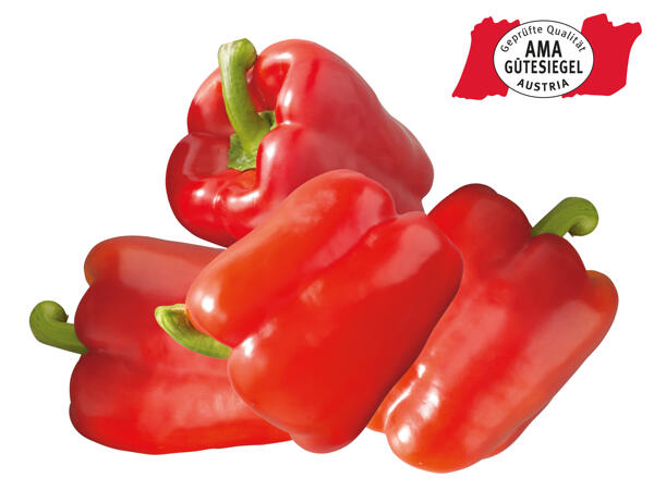 Paprika rot aus Österreich