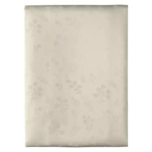 60" x 102" Premium Jacquard Tablecloth - White