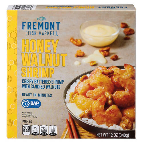 Crispy Battered Honey Walnut Shrimp, 12 oz