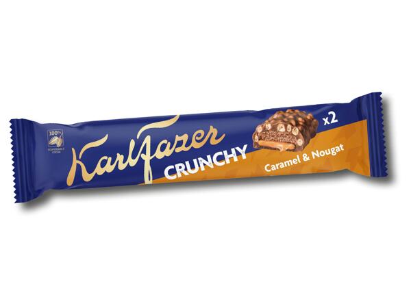 KarlFazer Crunchy Caramel & Nougat bar
