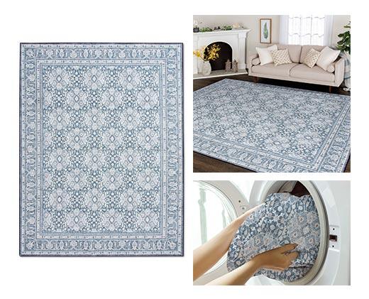 Huntington Home 7' 6" x 9' 10" Oversized Washable Rug