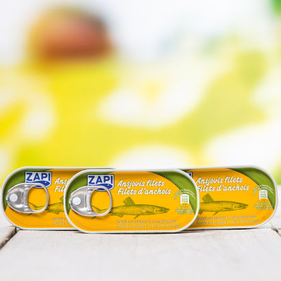 Anchois roulés aux câpres, pack de 3