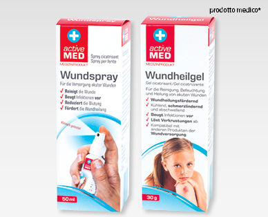 Spray/Gel per ferite ACTIVE MED