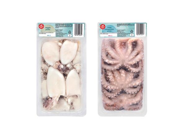 Octopus and Cuttlefish