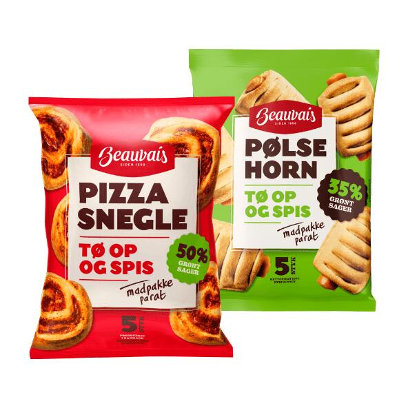 Pizzasnegle eller Pølsehorn