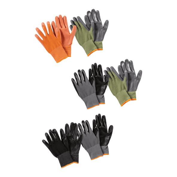 GARDENLINE(R) 				Gants de jardinage, 2 paires