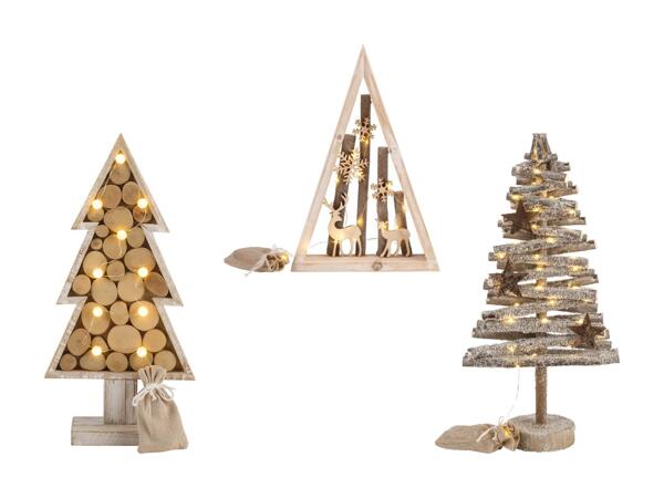 Décoration en bois à LED