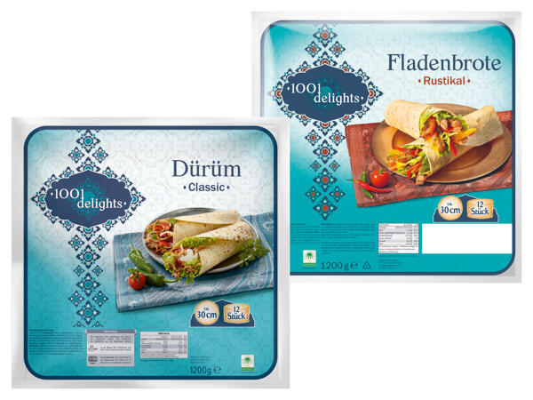 Dürüm Brot oder Mehrkorn Wraps
