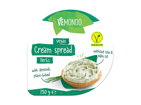 Crema fresca spalmabile vegana