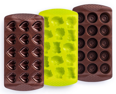 CROFTON Silikon-Mini-Backformen, 2-/3-teilig