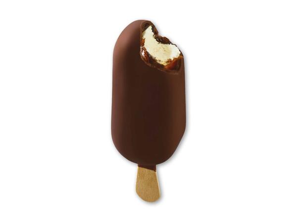 Double ispind med karamel