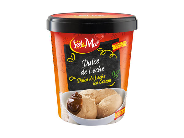 Glace dulce de leche