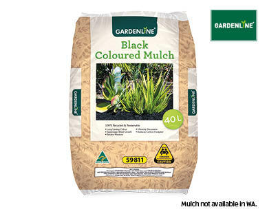 Black Decorative Mulch 40L