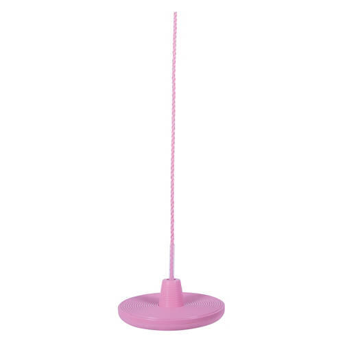 Kid's Pink Outdoor Disc Swing