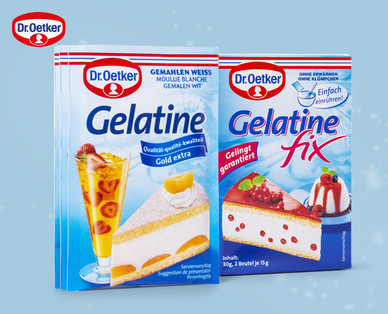 DR. OETKER Gelatine gemahlen/Gelatine fix