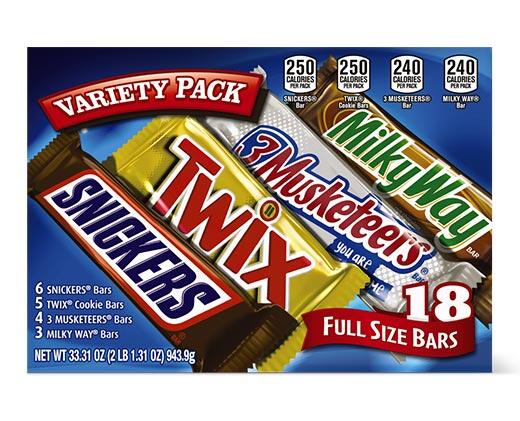 Mars 
 Candy Bar Variety Pack