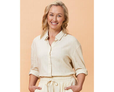 Women's Linen Blend Shirt
