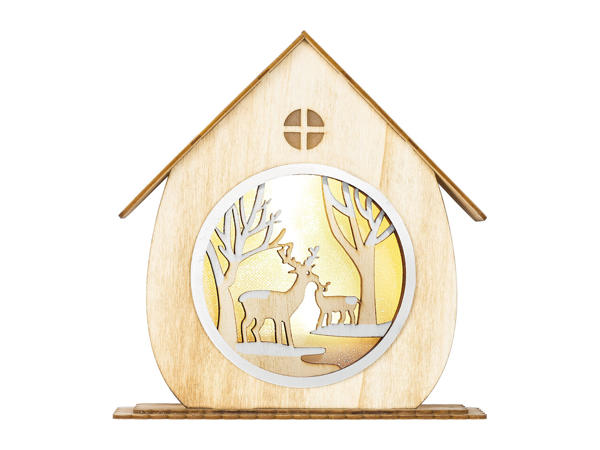 Melinera Light-Up Wooden Christmas Decoration