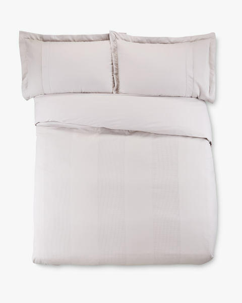 Double Waffle Duvet Cover Set