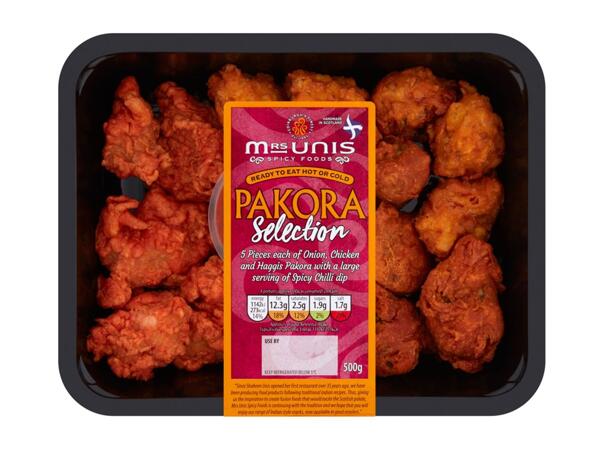 Mrs Unis Pakora Platter