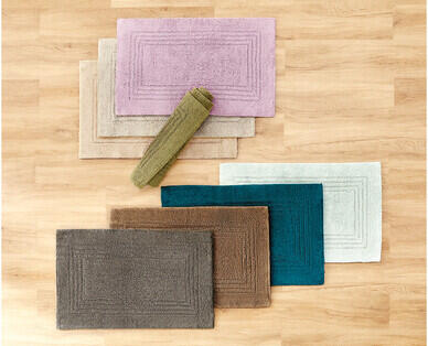 Luxury Reversible Cotton Bath Mat