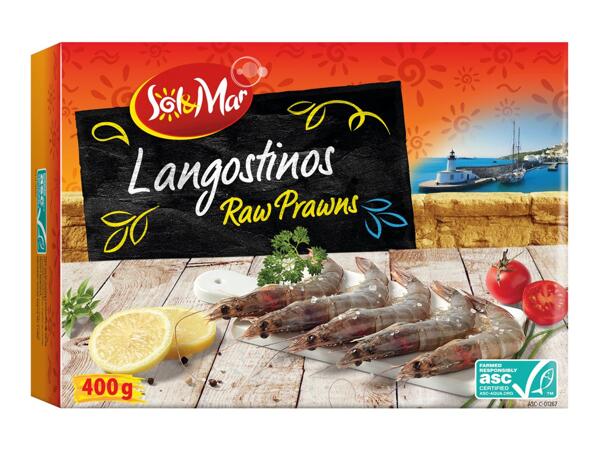 Langostinos Raw Prawns