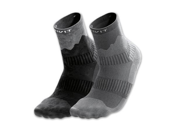 Damen/Herren Outdoorsocken, 2 Paar